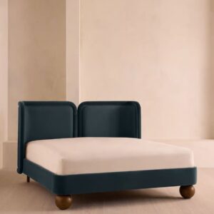 talent design, ferron yatak, modern yatak, kumaş döşemeli yatak, top ayaklı yatak, sade yatak, lüks yatak odası, özel üretim mobilya, özel ölçü mobilya, sipariş mobilya, ısmarlama mobilya