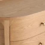 talent design, lunera şifonyer, modern şifonyer, masif meşe mobilya, kavisli kenarlı şifonyer, doğal ahşap dolap, minimalist tasarım, özel üretim mobilya, özel ölçü mobilya, sipariş mobilya, ısmarlama mobilya