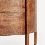 talent design, lunera şifonyer, modern şifonyer, masif meşe mobilya, kavisli kenarlı şifonyer, doğal ahşap dolap, minimalist tasarım, özel üretim mobilya, özel ölçü mobilya, sipariş mobilya, ısmarlama mobilya