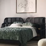 talent design, mahsen karyola, rattan başlıklı karyola, modern yatak, özel üretim mobilya, sipariş mobilya, ısmarlama mobilya, ahşap karyola, el işçiliği yatak, coastal furniture, contemporary bed, handmade furniture