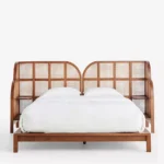 talent design, mahsen karyola, rattan başlıklı karyola, modern yatak, özel üretim mobilya, sipariş mobilya, ısmarlama mobilya, ahşap karyola, el işçiliği yatak, coastal furniture, contemporary bed, handmade furniture