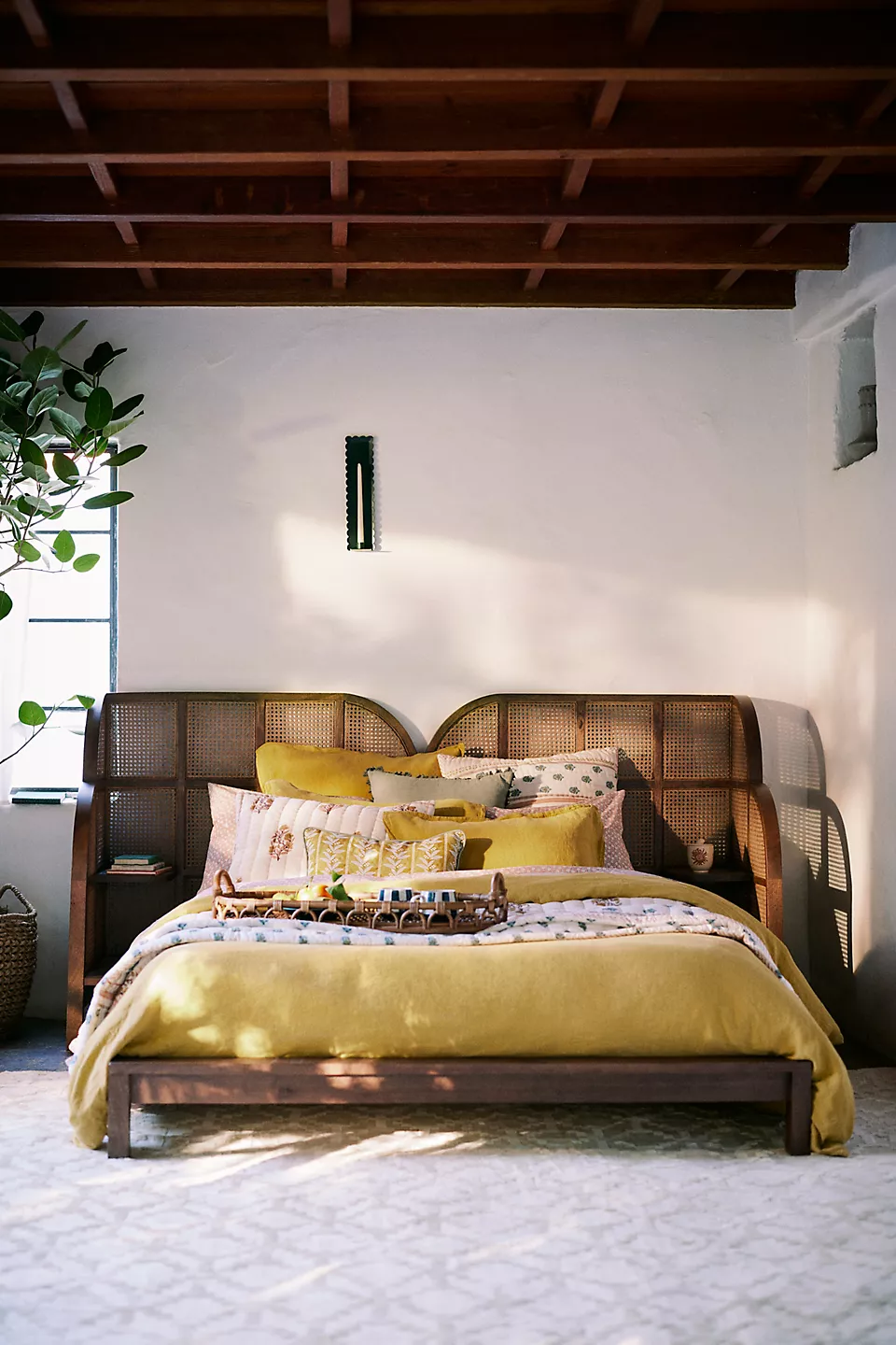 talent design, mahsen karyola, rattan başlıklı karyola, modern yatak, özel üretim mobilya, sipariş mobilya, ısmarlama mobilya, ahşap karyola, el işçiliği yatak, coastal furniture, contemporary bed, handmade furniture