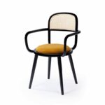 talent design, marvina sandalye, hasır detaylı sandalye, siyah ahşap sandalye, hardal döşemeli sandalye, retro sandalye, modern sandalye, yemek masası sandalyesi, cafe sandalyesi, özel üretim mobilya, sipariş mobilya, özel ölçü mobilya, ısmarlama mobilya, handcrafted chair, custom made chair