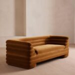 morvia kanepe, modern kadife kanepe, tüp form koltuk, özel üretim mobilya, ısmarlama kanepe, retro modern sofa, statement couch, handcrafted furniture, lüks koltuk, talent design kanepe