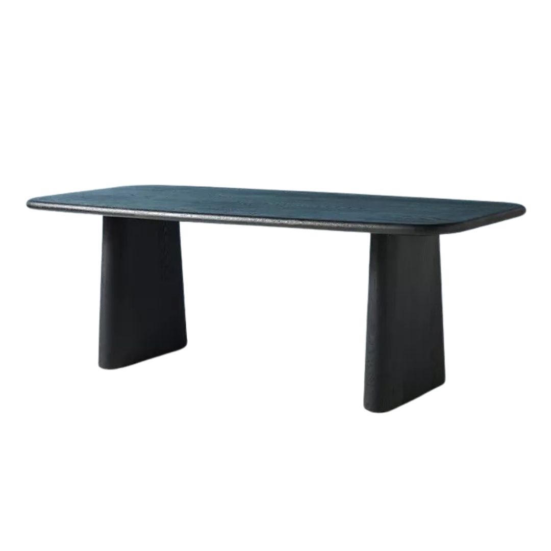talent design, narel masa, siyah masa, modern masa, heykelsi ayaklı masa, masif ahşap masa, dikdörtgen yemek masası, tasarım masa, luxury furniture, modern dining table, özel üretim mobilya, özel ölçü mobilya, sipariş mobilya, ısmarlama mobilya