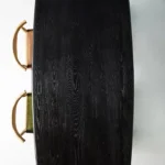 talent design, narel masa, siyah masa, modern masa, heykelsi ayaklı masa, masif ahşap masa, dikdörtgen yemek masası, tasarım masa, luxury furniture, modern dining table, özel üretim mobilya, özel ölçü mobilya, sipariş mobilya, ısmarlama mobilya