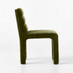 talent design, norel sandalye, kadife döşemeli sandalye, modern sandalye, tam kaplama sandalye, yeşil sandalye, contemporary chair, modern dining chair, özel üretim mobilya, sipariş mobilya, özel ölçü mobilya, ısmarlama mobilya, handcrafted furniture