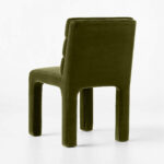 talent design, norel sandalye, kadife döşemeli sandalye, modern sandalye, tam kaplama sandalye, yeşil sandalye, contemporary chair, modern dining chair, özel üretim mobilya, sipariş mobilya, özel ölçü mobilya, ısmarlama mobilya, handcrafted furniture