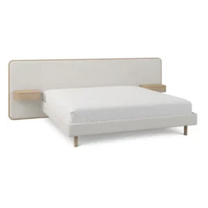 talent design, norvia karyola, modern karyola, krem karyola, komodinli karyola, entegre başlıklı karyola, japandi tarz yatak, contemporary karyola, özel üretim mobilya, sipariş mobilya, özel ölçü mobilya, ısmarlama mobilya, handcrafted bed, custom made bed