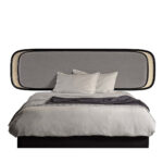 sorvia yatak başı, rattan detaylı yatak başlığı, modern yatak başı, doğal dokulu başlık, ısmarlama mobilya, özel üretim mobilya, minimal yatak odası, modern rattan headboard, handcrafted furniture, talent design yatak başı
