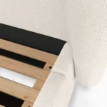 talent design, tenera karyola, modern karyola, çekmeceli karyola, krem kumaş karyola, depolamalı yatak, özel üretim mobilya, sipariş mobilya, özel ölçü mobilya, ısmarlama mobilya, handcrafted bed, custom made storage bed