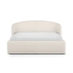 talent design, tenera karyola, modern karyola, çekmeceli karyola, krem kumaş karyola, depolamalı yatak, özel üretim mobilya, sipariş mobilya, özel ölçü mobilya, ısmarlama mobilya, handcrafted bed, custom made storage bed