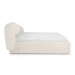 talent design, tenera karyola, modern karyola, çekmeceli karyola, krem kumaş karyola, depolamalı yatak, özel üretim mobilya, sipariş mobilya, özel ölçü mobilya, ısmarlama mobilya, handcrafted bed, custom made storage bed