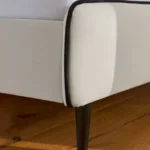 valenza karyola, modern keten yatak, biyeli başlık, özel üretim karyola, ısmarlama yatak, minimalist yatak, modern lüks mobilya, handcrafted bed, italian style bed, talent design karyola