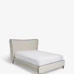 valenza karyola, modern keten yatak, biyeli başlık, özel üretim karyola, ısmarlama yatak, minimalist yatak, modern lüks mobilya, handcrafted bed, italian style bed, talent design karyola