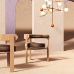 talent design, vara sandalye, modern ahşap sandalye, kavisli sırtlı sandalye, yuvarlak oturumlu sandalye, turuncu döşemeli sandalye, hardal kumaş sandalye, beyaz kumaş sandalye, yeşil kumaş sandalye, yemek masası sandalyesi, özel ölçü mobilya, sipariş mobilya, ısmarlama mobilya, özel üretim mobilya, handcrafted chair, custom made chair