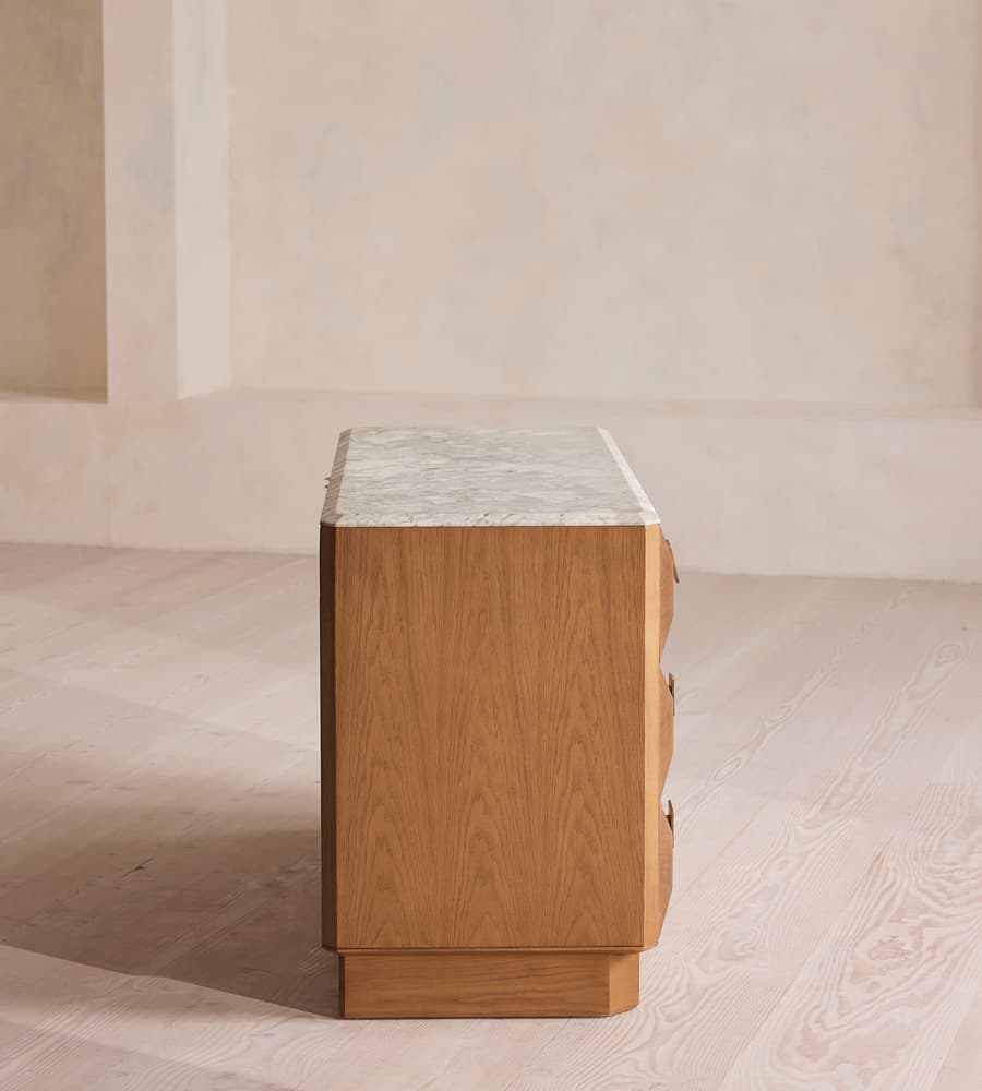 geometrik şifonyer, ahşap şifonyer, modern şifonyer, 3D yüzeyli mobilya, masif ahşap şifonyer, özel ölçü, özel üretim, ısmarlama mobilya, sipariş mobilya, talent design şifonyer