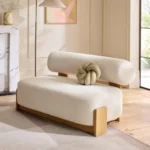 modern bench, minimal oturma, boucle bench, tasarım bench, özel üretim bench, özel ölçü mobilya, sipariş mobilya, ısmarlama mobilya, contemporary bench, japandi bench, talent design bench, loara bench, özel üretim, özel ölçü, sipariş mobilya, ısmarlama mobilya