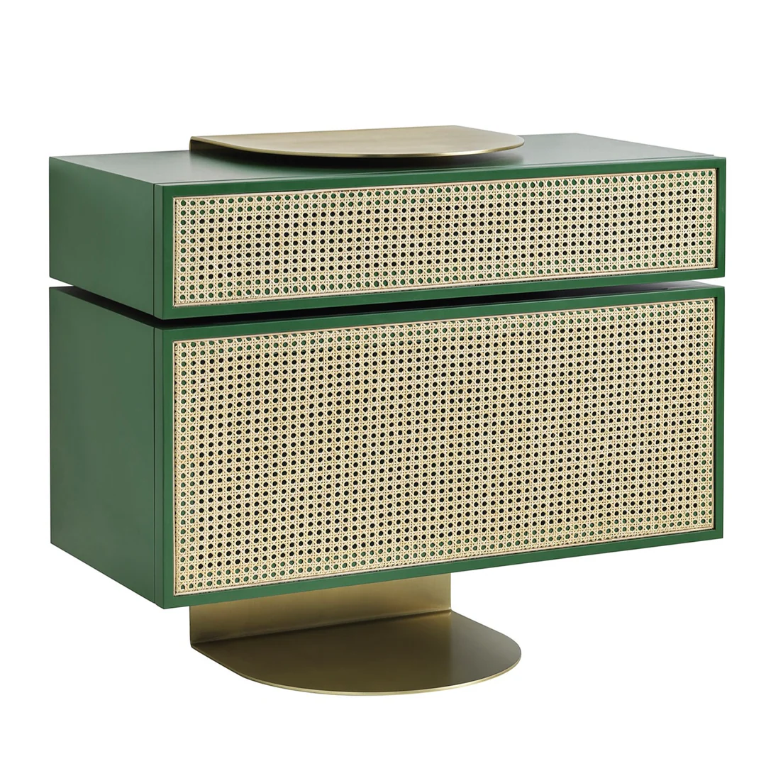 marbella komodin, rattan komodin, yeşil komodin, pirinç detaylı komodin, modern komodin, doğal dokulu komodin, çekmeceli komodin, yatak odası komodini, özel üretim mobilya, özel ölçü mobilya, sipariş mobilya, ısmarlama mobilya, talent design komodin, özel üretim, özel ölçü, sipariş mobilya, ısmarlama mobilya