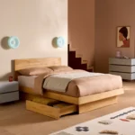 karyola, masif karyola, depolamalı karyola, çekmeceli karyola, modern yatak, platform yatak, ahşap karyola, özel üretim, özel ölçü, sipariş mobilya, ısmarlama mobilya, talent design karyola