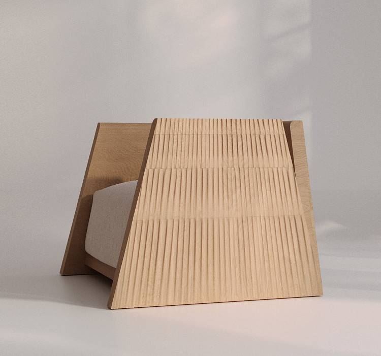 arello koltuk, modern koltuk, organik form koltuk, ahşap panelli koltuk, boucle koltuk, luxury armchair, modern tasarım koltuk, meşe koltuk, ceviz koltuk, özel üretim, özel ölçü, sipariş mobilya, ısmarlama mobilya