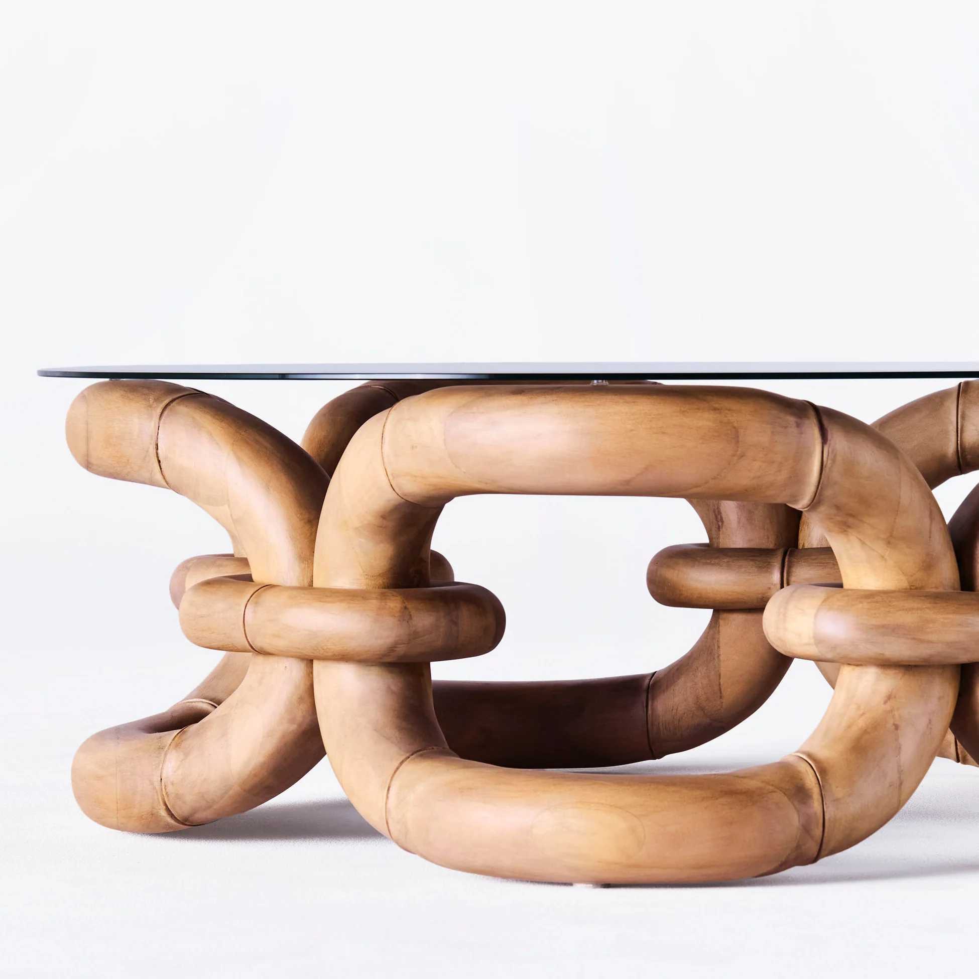 braluna sehpa, halka form sehpa, zincir ayaklı sehpa, ahşap cam orta sehpa, organik form sehpa, özel üretim sehpa, sipariş mobilya, ısmarlama mobilya, talent design coffee table