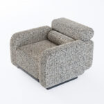 blok form koltuk, modern lounge koltuk, soft brutalist koltuk, silindirik yastıklı koltuk, özel üretim, sipariş mobilya, ısmarlama mobilya, talent design koltuk