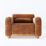 blok form koltuk, modern lounge koltuk, soft brutalist koltuk, silindirik yastıklı koltuk, özel üretim, sipariş mobilya, ısmarlama mobilya, talent design koltuk