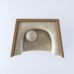 ahşap çerçeveli koltuk, köşe lounge koltuk, modern curved koltuk, geometrik döşemeli koltuk, özel üretim, sipariş mobilya, ısmarlama mobilya, talent design koltuk