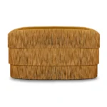 püsküllü koltuk, fringe loveseat, velvet loveseat, art deco koltuk, modern püsküllü kanepe, özel üretim, sipariş mobilya, ısmarlama mobilya, talent design loveseat