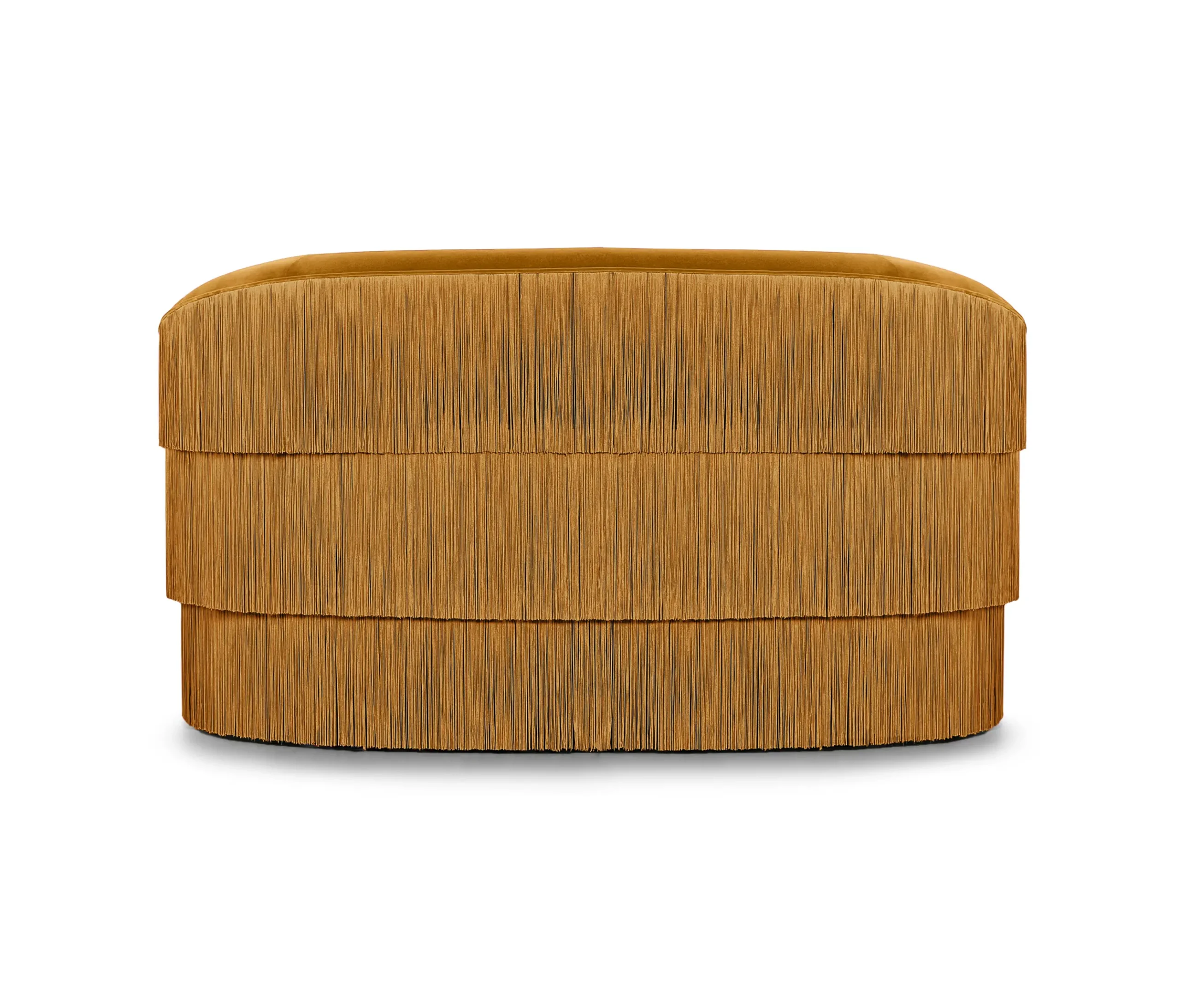 püsküllü koltuk, fringe loveseat, velvet loveseat, art deco koltuk, modern püsküllü kanepe, özel üretim, sipariş mobilya, ısmarlama mobilya, talent design loveseat