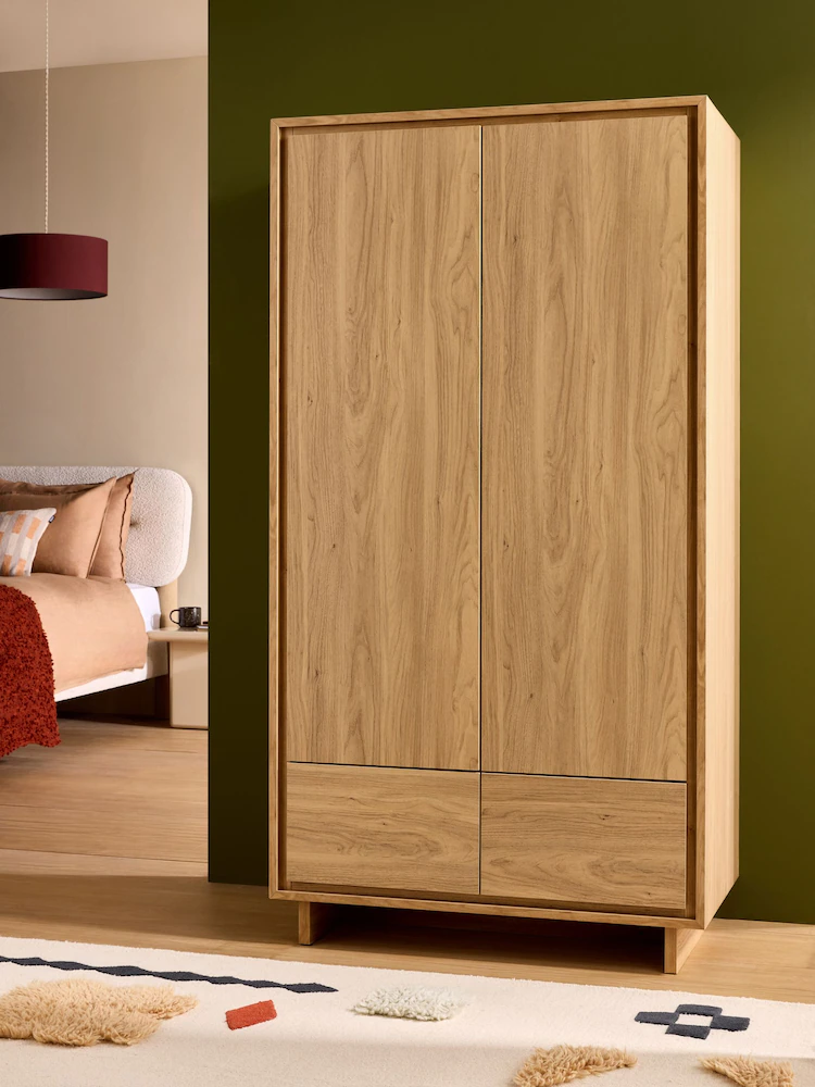 helmet gardırop, modern meşe gardırop, japandi dolap, doğal ahşap dolap, minimal gardırop, özel üretim dolap, sipariş mobilya, ısmarlama mobilya, talent design gardırop