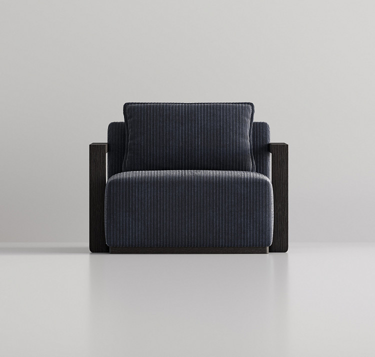 lorvano koltuk, modern koltuk, loft tarzı koltuk, maskülen koltuk, çizgili kumaş koltuk, koyu meşe koltuk, urban modern koltuk, özel üretim, özel ölçü, sipariş mobilya, ısmarlama mobilya