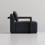 lorvano koltuk, modern koltuk, loft tarzı koltuk, maskülen koltuk, çizgili kumaş koltuk, koyu meşe koltuk, urban modern koltuk, özel üretim, özel ölçü, sipariş mobilya, ısmarlama mobilya