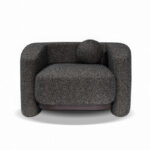 lunella koltuk, boucle koltuk, organik form koltuk, küre yastıklı koltuk, modern koltuk tasarımı, özel üretim, sipariş mobilya, ısmarlama mobilya, talent design koltuk