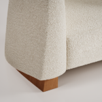 boucle koltuk, organik form koltuk, modern tekli koltuk, soft luxury koltuk, heykelsi koltuk, özel üretim, sipariş mobilya, ısmarlama mobilya, talent design koltuk