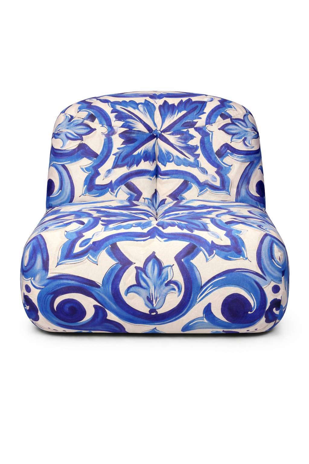 majolica koltuk, desenli tasarım koltuk, el boyaması desen koltuk, özel üretim koltuk, özel ölçü koltuk, sipariş mobilya, ısmarlama mobilya, majolika desen kumaş, akdeniz stili koltuk, modern sanat koltuğu, talent design koltuk