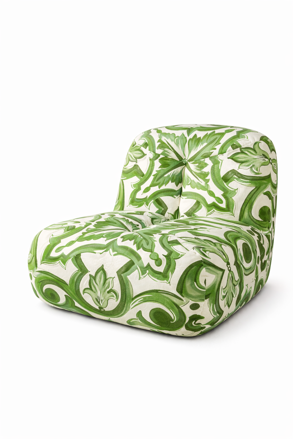 majolica koltuk, desenli tasarım koltuk, el boyaması desen koltuk, özel üretim koltuk, özel ölçü koltuk, sipariş mobilya, ısmarlama mobilya, majolika desen kumaş, akdeniz stili koltuk, modern sanat koltuğu, talent design koltuk