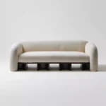 migidus kanepe, oval modern kanepe, bouclé sofa, kemerli baza kanepe, heykelsi modern koltuk, özel üretim kanepe, sipariş mobilya, ısmarlama mobilya, talent design sofa