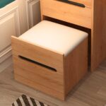 kompakt makyaj masası, led aynalı makyaj masası, organizer makyaj masası, küçük alan makyaj çözümü, özel üretim, sipariş mobilya, ısmarlama mobilya, talent design makyaj masası