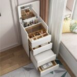 kompakt makyaj masası, led aynalı makyaj masası, organizer makyaj masası, küçük alan makyaj çözümü, özel üretim, sipariş mobilya, ısmarlama mobilya, talent design makyaj masası