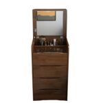 kompakt makyaj masası, led aynalı makyaj masası, organizer makyaj masası, küçük alan makyaj çözümü, özel üretim, sipariş mobilya, ısmarlama mobilya, talent design makyaj masası