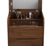 kompakt makyaj masası, led aynalı makyaj masası, organizer makyaj masası, küçük alan makyaj çözümü, özel üretim, sipariş mobilya, ısmarlama mobilya, talent design makyaj masası