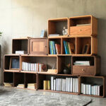 modüler kitaplık, ceviz kitaplık, radius hatlı raf sistemi, modern ahşap kitaplık, özel üretim, sipariş mobilya, ısmarlama mobilya, talent design kitaplık