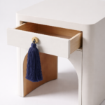 narlona komodin, arkad form komodin, modern tasarım komodin, püsküllü kulp mobilya, özel üretim komodin, ısmarlama mobilya, sipariş mobilya, talent design komodin