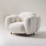 özel üretim koltuk, özel ölçü koltuk, sipariş mobilya, ısmarlama mobilya, lounge koltuk, bouclé koltuk, yumuşak formlu koltuk, tasarım koltuk, modern lounge koltuğu, RH tarzı koltuk, Soho House stil koltuk, Anthropologie tasarım koltuk, Nişantaşı özel üretim mobilya, Talent Design tasarım koltuk