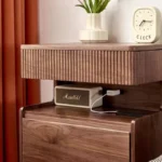 ribbed makyaj masası, fluted ön yüzlü makyaj masası, ceviz makyaj masası, kompakt makyaj masası, özel üretim, sipariş mobilya, ısmarlama mobilya, talent design makyaj masası