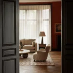 talmina berjer, kelebek sırtlı koltuk, scandinavian modern berjer, yuvarlak oturum berjer, özel üretim koltuk, sipariş mobilya, ısmarlama mobilya, talent design berjer