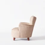 talmina berjer, kelebek sırtlı koltuk, scandinavian modern berjer, yuvarlak oturum berjer, özel üretim koltuk, sipariş mobilya, ısmarlama mobilya, talent design berjer