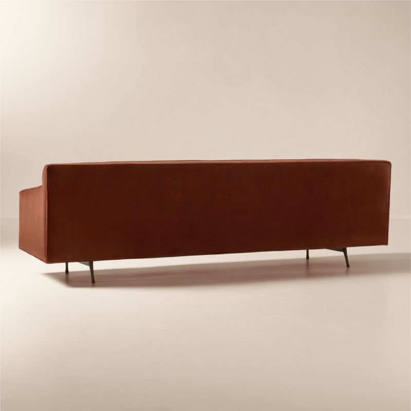 talmo kanepe, midcentury modern kanepe, kavisli kadife sofa, ince ayaklı modern koltuk, özel üretim kanepe, sipariş mobilya, ısmarlama mobilya, talent design sofa